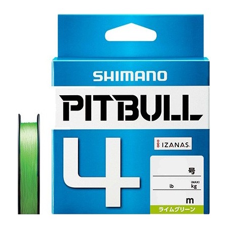 他サイト： シマノ 647863 ピットブル4 ライムグリーン 300m(1.5号/31.7lb)SHIMANO PL-M74S PITBUの商品画像