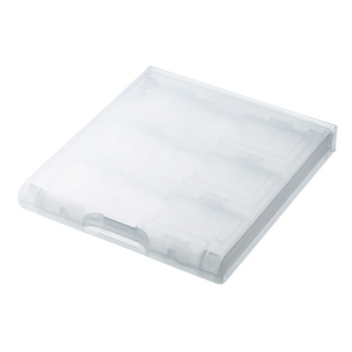 他サイト： サンワサプライ FC-MMC26CL SDカードケース 12枚収納(クリア)[FCMMC26CL] 返品種別Aの商品画像