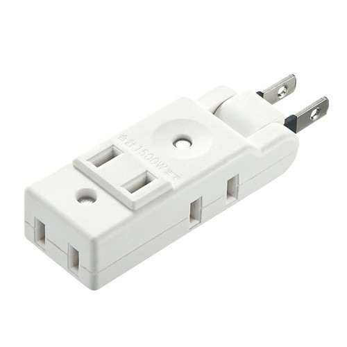 他サイト： サンワサプライ TAP-AC10W スイングミニタップ(2P・4個口・ホワイト)[TAPAC10W] 返品種別Aの商品画像