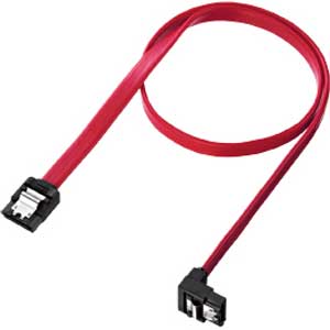 他サイト： サンワサプライ TK-SATA3-05SL 下L型シリアルATA3ケーブル(0.5m)[TKSATA305SL] 返品種別Aの商品画像