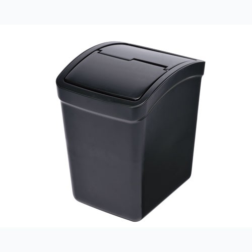 他サイト： カーメイト CZ264 おもり付ゴミ箱 L フタ付(ブラック)[CZ264] 返品種別Aの商品画像