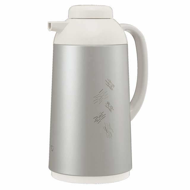他サイト： 象印 AG-LC10-SM ガラスハンドポット 1.0L マットシルバーZOJIRUSHI 押すだけポット[AGLC10SM] の商品画像