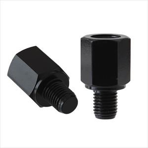 他サイト： TANAX TANAX-C-3 ネジ径変換アダプター(ブラック/10mm正ネジ→8mm逆ネジ・10mm正ネジ→8mm正ネジ)C-の商品画像
