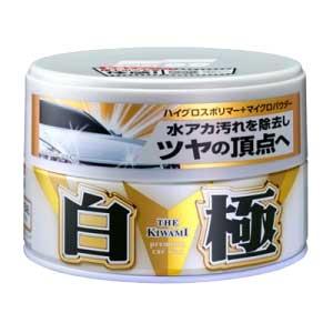 他サイト： ソフト99 00191 白の極WAX ハンネリ 200g(ホワイトパール・マイカ、白・淡色系ソリッド塗装車用)SOFT99[00の商品画像