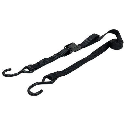 他サイト： SK11 BTO-252O(BK) カムバックル式ベルト荷締機 (ブラック・使用荷重76kg 幅25mm 長さ2m)[BTO25の商品画像