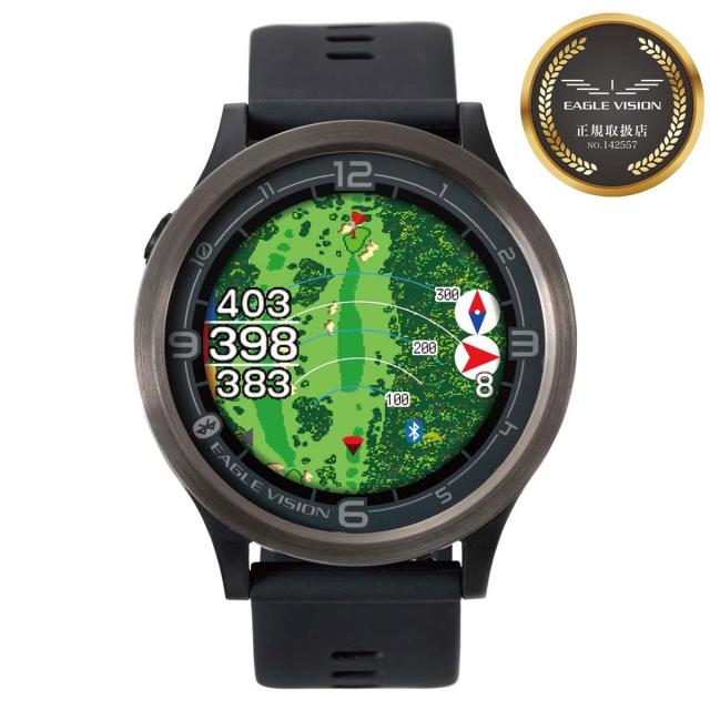 他サイト： 朝日ゴルフ EV-337-BK GPSゴルフナビ イーグルビジョン エース プロ(ブラック)EAGLE VISION ACE Pの商品画像