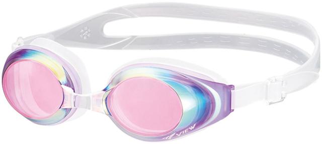 他サイト： VIEW(ビュー) 大人用フィットネススイミングゴーグル V610MR ミラーレンズ(ラベンダーピンク)  TBT-V610MRの商品画像