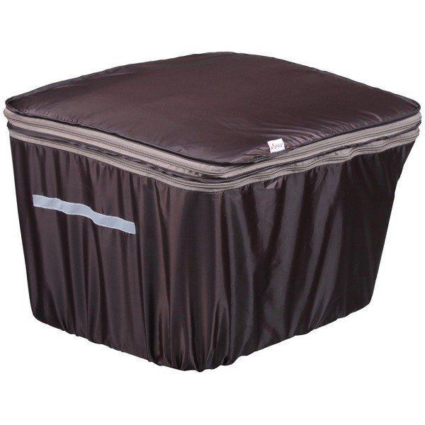 他サイト： 川住製作所 KW-786BR 川住 KW-786BR 2段式大型後カゴカバー(こげ茶)[KW786BR] 返品種別Aの商品画像