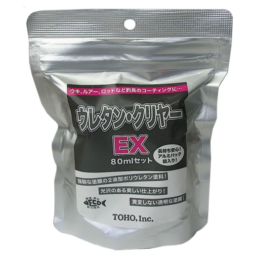 他サイト： 東邦産業 NO.0231 ウレタンクリヤーEX 80ml セットTOHO[NO0231トウホウ] 返品種別Bの商品画像