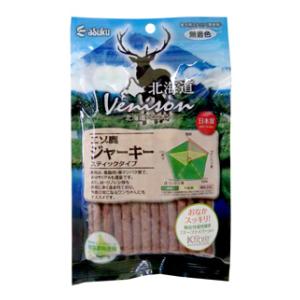 他サイト： アスク 北海道Venison エゾ鹿ジャーキー スティックタイプ 150g 返品種別Bの商品画像