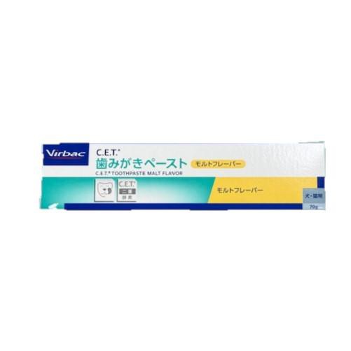 他サイト： ビルバックジャパン C.E.T.歯みがきペースト 犬猫用 モルトフレーバー 70g 返品種別Bの商品画像