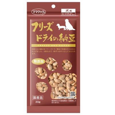 他サイト： ママクック フリーズドライの納豆 犬用 30g 返品種別Bの商品画像