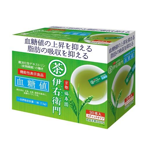 他サイト： 宇治の露製茶 伊右衛門機能性表示食品 インスタント緑茶スティック血糖値 30本入 返品種別Bの商品画像