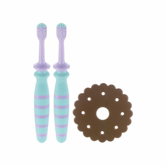 他サイト： リッチェル トライ おはし持ちベビーハブラシ 2本入 (前歯が揃うころ)返品種別Aの商品画像