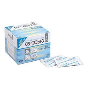 他サイト： オオサキメディカル クリーンコットンA 2枚入 70包 返品種別Aの商品画像