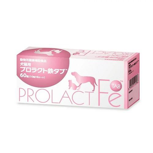 他サイト： 共立製薬 プロラクト鉄タブ 犬猫用 60粒 【動物用健康補助食品】返品種別Bの商品画像