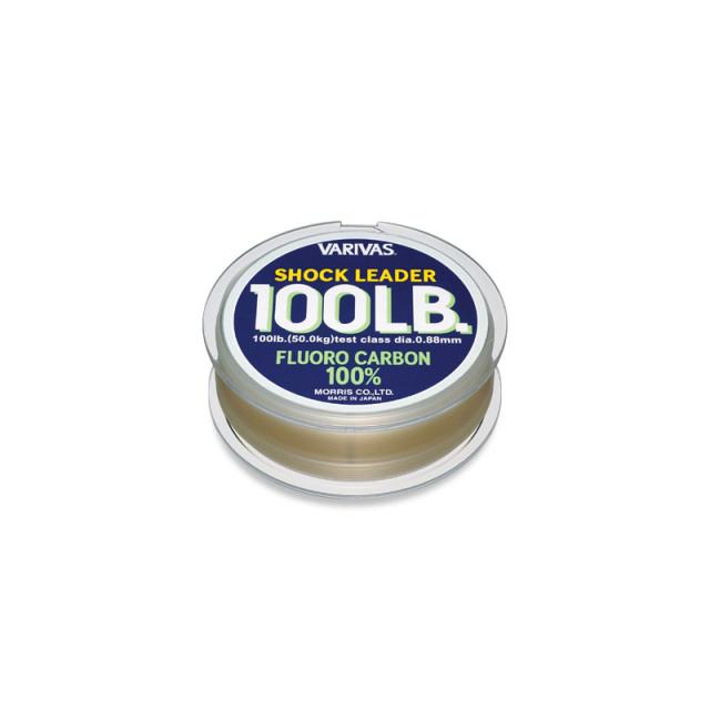 他サイト： バリバス ショックリーダー(フロロカーボン) 20LB ナチュラル / 高感度 低伸度 平行巻の商品画像