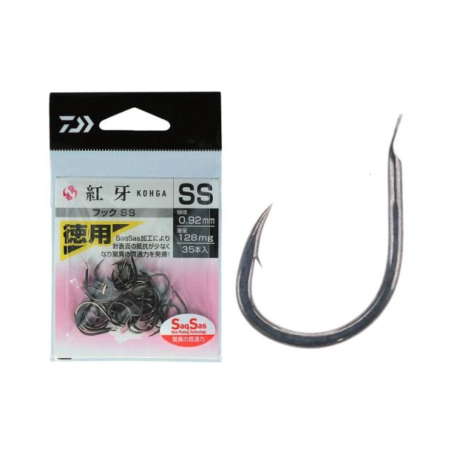 他サイト： ダイワ 紅牙フックSS 徳用 SS 【釣具 釣り具】の商品画像