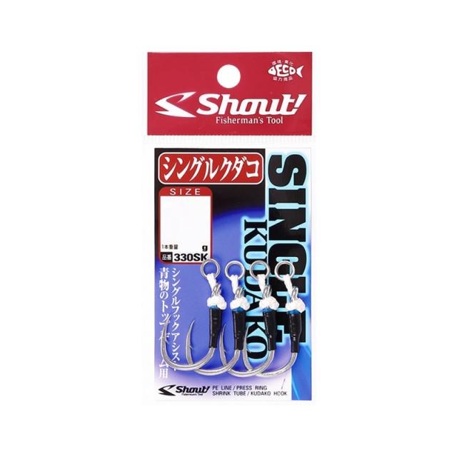 他サイト： シャウト 330SK シングルクダコ 6/0 シルバー 【釣具 釣り具】の商品画像