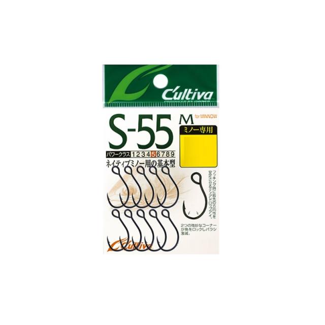 他サイト： オーナー S-55M シングルフック #10 【釣具 釣り具】の商品画像