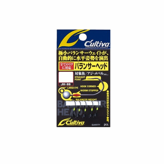 他サイト： オーナー JH-88 バランサーヘッド 0.4g 【釣具 釣り具】の商品画像