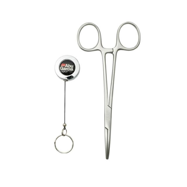 他サイト： アブ Abu フォーセップwithピンオンリール シルバー 【釣具 釣り具】の商品画像