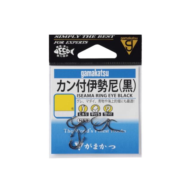 他サイト： がまかつ カン付伊勢尼 11号 黒 【釣具 釣り具】の商品画像
