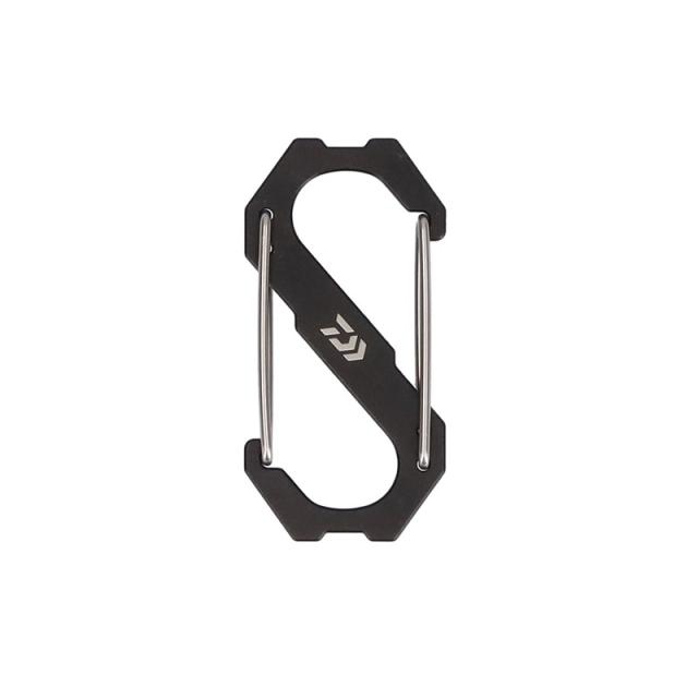 他サイト： ダイワ フィッシングカラビナ 60 タイプS ブラック 【釣具 釣り具】の商品画像
