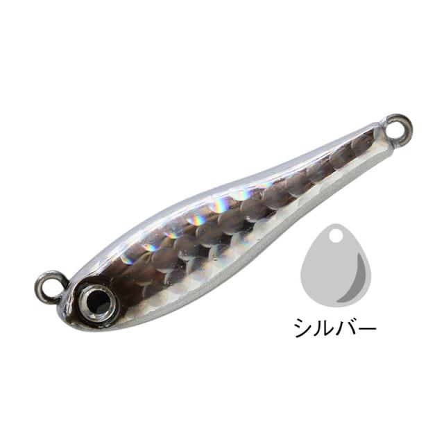 他サイト： コーモラン 331407 メタルマジック・ショア 40g シングルフック #A107 シルバーの商品画像