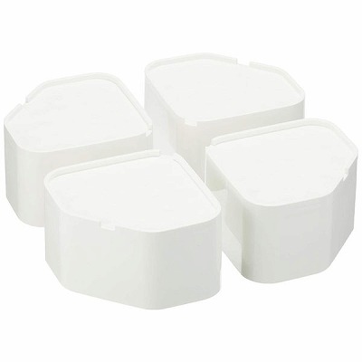 他サイト： 因幡 洗濯機用防振かさ上げ台 ふんばるマン OP-SG600 1セット(4個入り)の商品画像