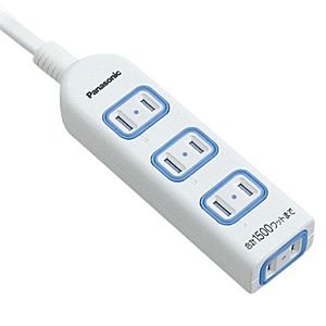 他サイト： パナソニック   WHA2524WKPザ・タップX 4口 ホワイトの商品画像