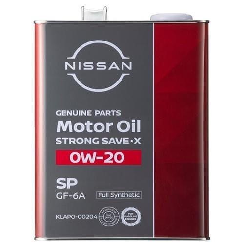 他サイト： 日産純正 SPストロングセーブ・X エンジンオイル 0W-20 4L KLAP0-00204の商品画像
