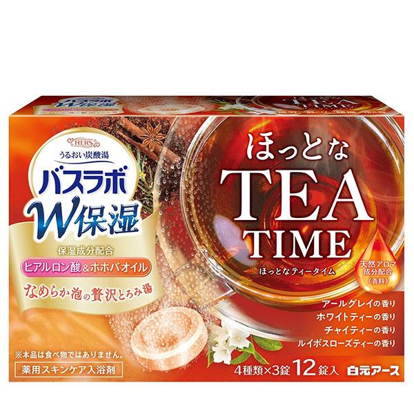 他サイト： 【医薬部外品】白元アース  HERSバスラボ  ほっとな TEA TIME 透明湯タイプ 45g×12錠入の商品画像