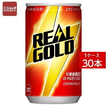 他サイト： 送料無料 同梱・代引不可 コカ・コーラ リアルゴールド 160ml缶《1ケース販売30本入》の商品画像