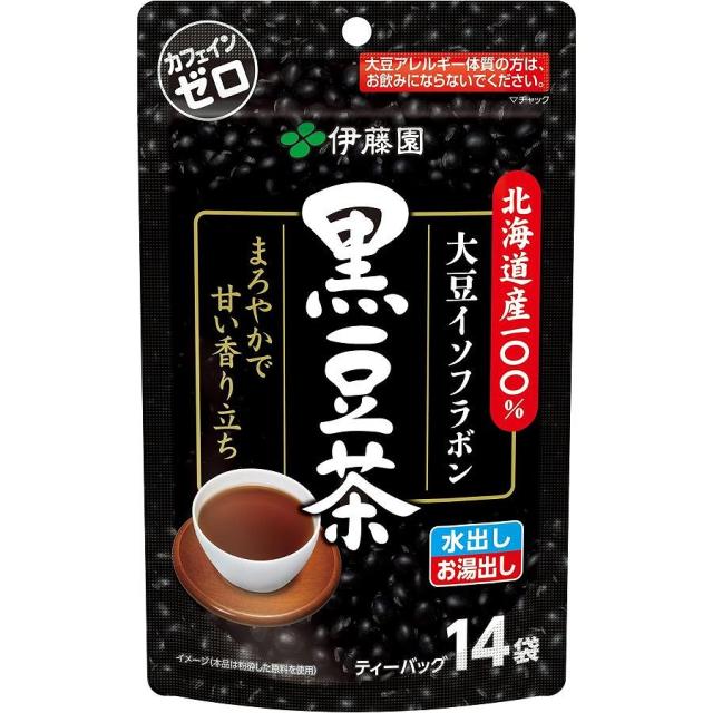 他サイト： 伊藤園 北海道産100%黒豆茶 ティーバッグ 14袋の商品画像