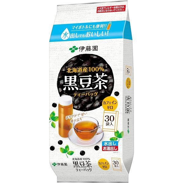 他サイト： 伊藤園 北海道産100% 黒豆茶ティーバッグ 30袋の商品画像