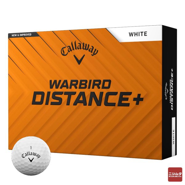 他サイト： キャロウェイ(Callaway) WARBIRD DISTANCE 25 1ダース(12個入り) ホワイト ゴルフボールの商品画像