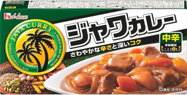 他サイト： ハウス食品 House ジャワカレー 中辛 104gの商品画像