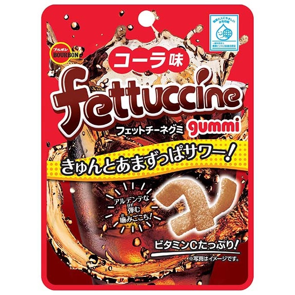 他サイト： ブルボン フェットチーネグミ コーラ味 50gの商品画像