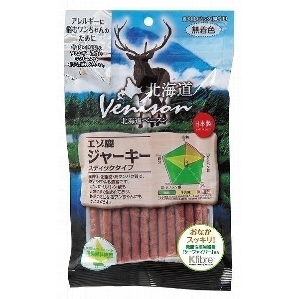 他サイト： アスク エゾ鹿 ジャーキー スティック 150gの商品画像