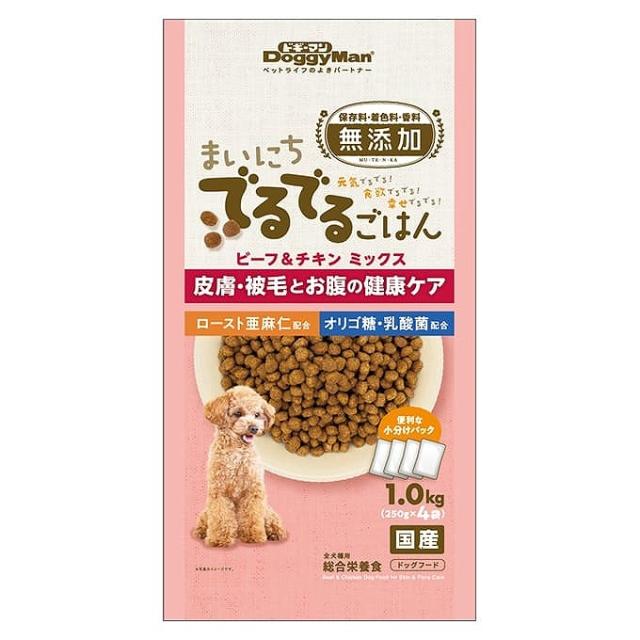 他サイト： ドギーマン まいにちでるでるごはん 皮膚・被毛とお腹の健康ケア 1kgの商品画像
