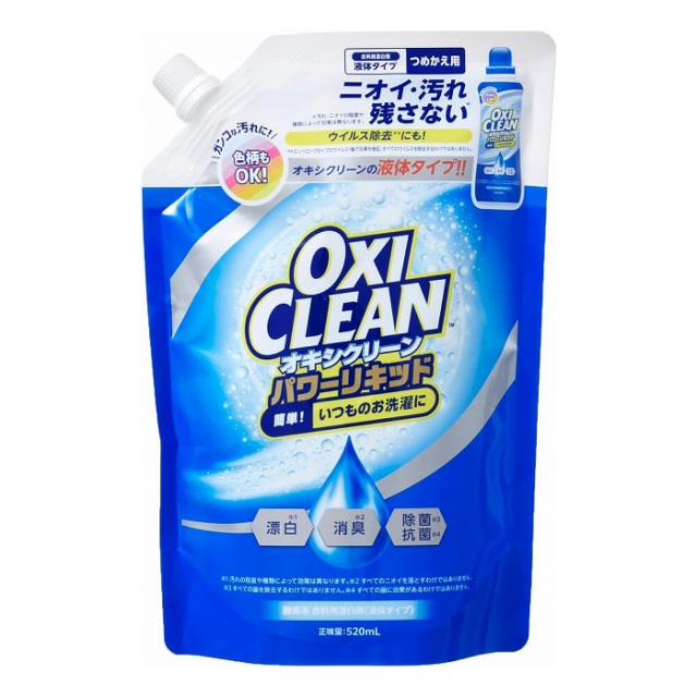 他サイト： グラフィコ オキシクリーン パワーリキッド つめかえ用 520ml 液体タイプの商品画像