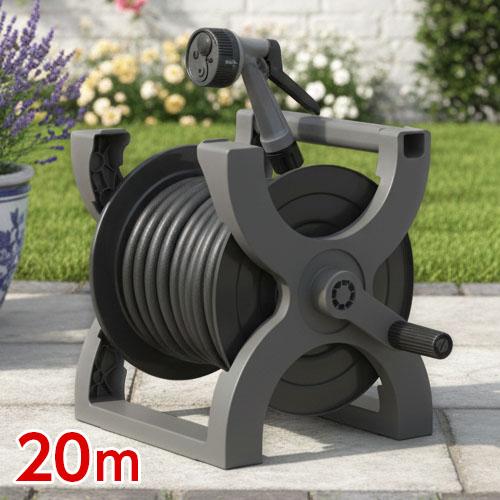 他サイト： アイリスオーヤマ エックスホースリール20M XHR-20E ダークグレー/ブラック 【m特】の商品画像