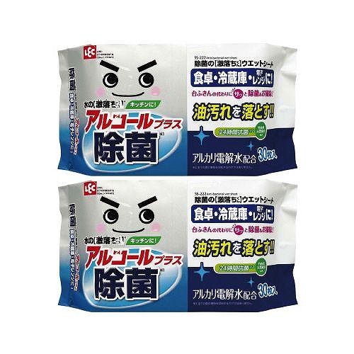 他サイト： レック 除菌の激落ちくん ウェットシート 30枚入×2個の商品画像
