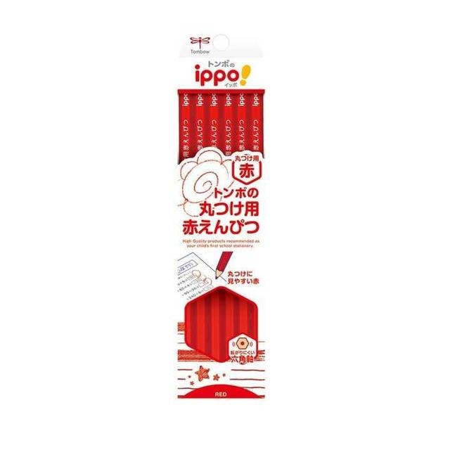 他サイト： 【ネコポス対応】トンボ ippo 丸つけ用赤えんぴつ 1ダース 12本入りの商品画像