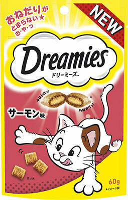 他サイト： ドリーミーズ サーモン味 60g マース ペット フード キャットフードの商品画像