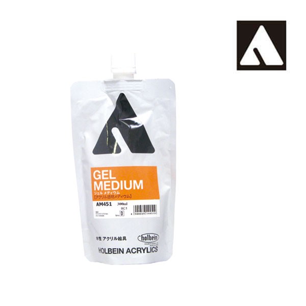 他サイト： ホルベイン アクリリックメディウム AM451 300ml ジェルメディウムスタンドパック 14451の商品画像