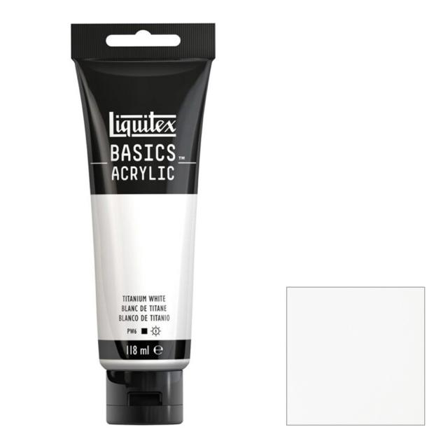 他サイト： リキテックス ベーシックス 118ml 432 チタニウムホワイト (16005432) アクリル絵具の商品画像