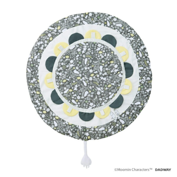 他サイト： ムーミン ムーミンフラワー リバーシブルプレイマット(グレー) ベビーの商品画像