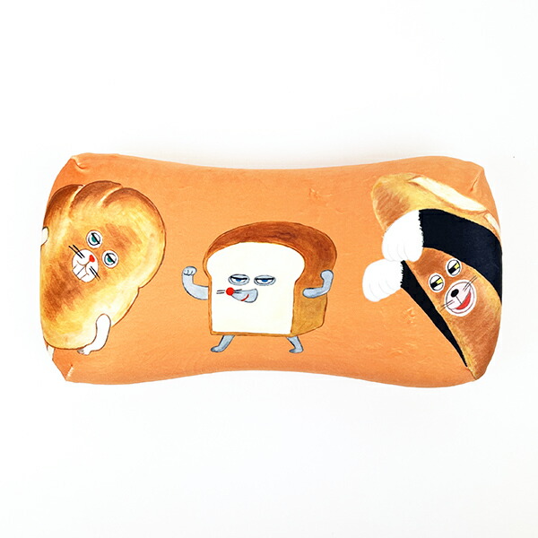 他サイト： パンどろぼう ミニリラックスピロー ブラウン 低反発枕 寝具 腰当て キッズの商品画像